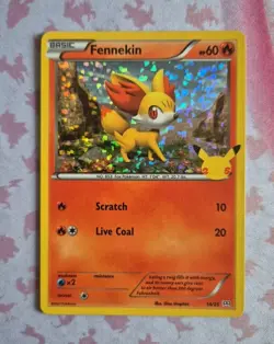 Pokemon Fennekin Holo Mcdonalds Promo 2021 - 14/25 Lp - Image 2