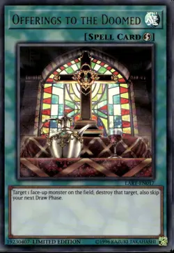 Offerings to the Doomed Ltd Ed Ultra Rare LART-EN017 Yu-Gi-Oh! - Image 1