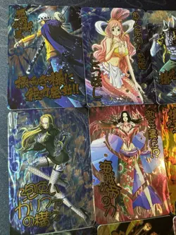 One Piece 9 Collectible Character Anime Foiled Cards CCG Manga Limited Edition - Image 2