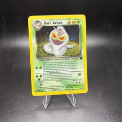 Dark Arbok - 2/82 - Pokemon Team Rocket Unlimited Holo Rare Card WOTC DMG -c - Image 1
