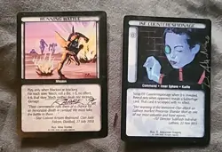 ​1996 WotC BattleTech CCG Limited NM Artist Signed 18-Card Lot 2x Atlas Rare - Image 5