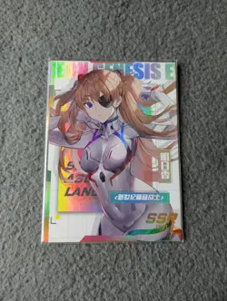 Asuka Neon Genesis Evangelion SSR03 goddess feast Goddess Story WAIFU ANIME CARD - Image 1