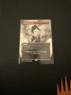 Lightning Bolt Secret Lair MTG - SECRET LAIR PRIZE CARD Magic con Chicago - Image 1