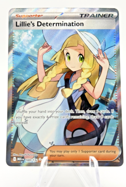 Lillie's Determination Pokemon TCG 169/132 Mega Evolutions Full Art Holo - Image 1