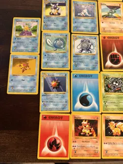 VINTAGE SHADOWLESS Pokemon Base Set Collection - Lot of 52 Cards - No DUPES - Image 3