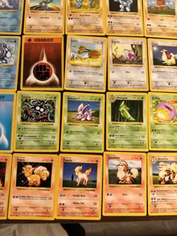 VINTAGE SHADOWLESS Pokemon Base Set Collection - Lot of 52 Cards - No DUPES - Image 4
