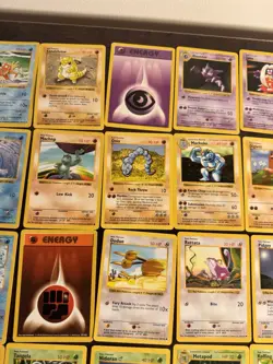 VINTAGE SHADOWLESS Pokemon Base Set Collection - Lot of 52 Cards - No DUPES - Image 5