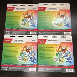 🦖Pokemon TCG First Partner Illustration Series 1 lot of 4! IN HAND SHIPS NOW - Image 2