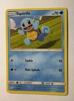 Squirtle (23) Common SM - Team Up 23/181 LP Pokemon - Image 1