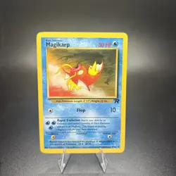 Magikarp 47/82 Uncommon Team Rocket Pokemon Vintage Near Mint -j - Image 1