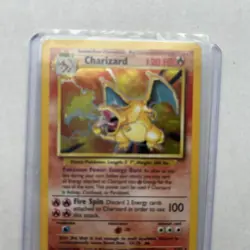 Pokemon TCG Base Set Charizard 4/102 Holo Rare - Image 1