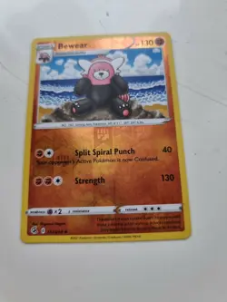 Pokemon Bewear 151/264 Fusion Strike Reverse Holo Uncommon Mint - Image 1