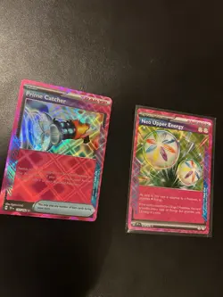 Pokemon TCG Neo Upper Energy 162/162 Temporal Forces Fresh Pack & Prime Catcher - Image 5