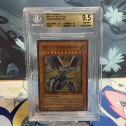 Yu-Gi-Oh! Blue Eyes Shining Dragon | MOV-EN001 | Super Rare | BGS 9.5 - Image 1