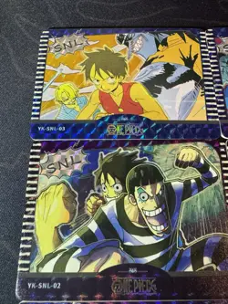 One Piece 8 Collectible Character Anime Foiled Cards CCG Manga Movie Full Art - Image 2