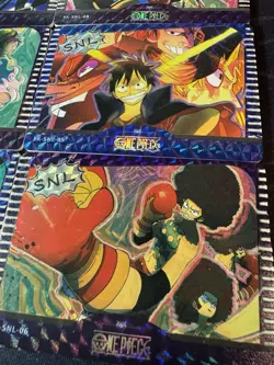 One Piece 8 Collectible Character Anime Foiled Cards CCG Manga Movie Full Art - Image 4