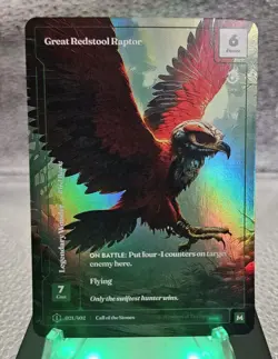 Wonders of The First-Great Redstool Raptor (FF)Mythic: Call Of The Stones - Image 1