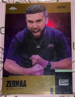 Sidemen Topps Chrome Gold Parallel - Zerkaa - Card #103 - Thumbnails - 01/50 - Image 1