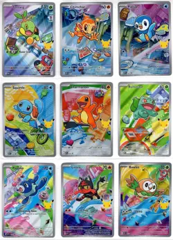 First Partner Illustration Collection Series 1 Promos Set 9 Cards Pokemon TCG - Image 1