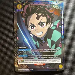 Union Arena Demon Slayer Tanjiro Kamado UEX05BT/KMY-3-002 SR* Foil Card NM - Image 1
