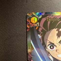 Union Arena Demon Slayer Tanjiro Kamado UEX05BT/KMY-3-002 SR* Foil Card NM - Image 2