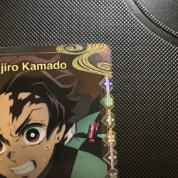 Union Arena Demon Slayer Tanjiro Kamado UEX05BT/KMY-3-002 SR* Foil Card NM - Image 3