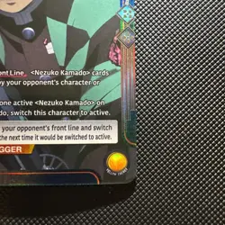 Union Arena Demon Slayer Tanjiro Kamado UEX05BT/KMY-3-002 SR* Foil Card NM - Image 5