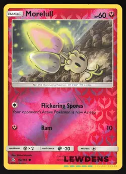 Morelull - 92/156 - Reverse Holo Common - Ultra Prism - Pokemon Card - Image 1