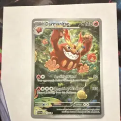 Pokemon Darmanitan Illustration Rare Holo Card 098/086 Sv: Black Bolt 140 HP - Image 2