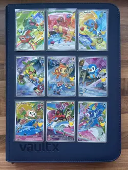 Pokemon 2026 First Partner Illustration Collection Series 1 Promos Set 9 Cards - Image 1