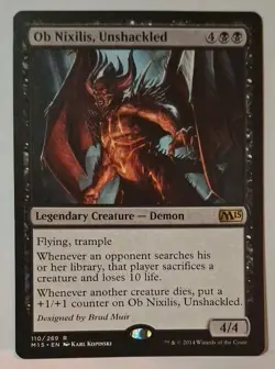 MTG Ob Nixilis, Unshackled x1 M15 Regular LP/SP - Image 1