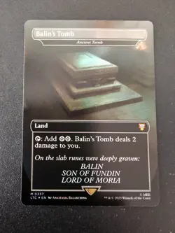 Balin's Tomb Foil - MTG Universes Beyond Lord of the Rings -0357 - NM - Image 1