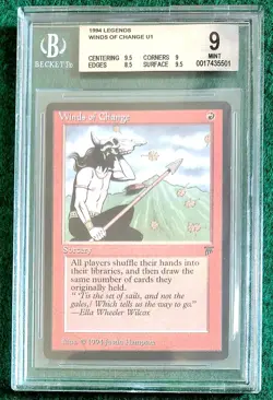 Winds Of Change - Legends - MTG - BGS 9 - MINT - Image 1