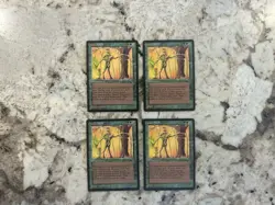 Mtg Gaea’s Touch x4 - Magic the Gathering Gaea’s Touch The Dark Playset Lp-Mp - Image 1