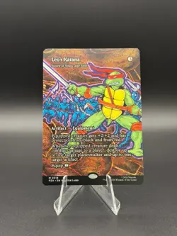 MTG TMT - Leo's Katana (Borderless) - 0018 - Mythic - Image 1