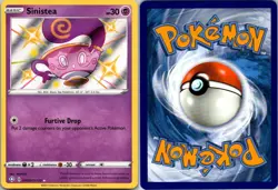 Sinistea SV052/SV122 Rare Shiny Shining Fates Shiny Vault Pokemon NM - Image 3