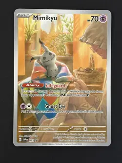 Pokemon TCG Paldean Fates Mimikyu Full Art Promo SVP75 M/Nm Condition - Image 1