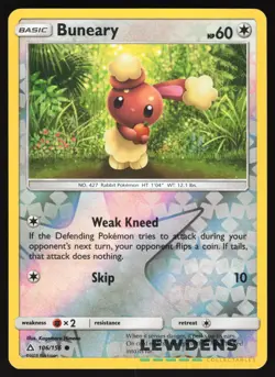 Buneary - 106/156 - Reverse Holo Common - Ultra Prism - Pokemon Card - Image 1