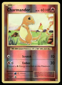 Pokemon Cards Charmander 9/108 Reverse Holo Evolutions Common NM - Image 1