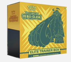 Pokemon Sword and Shield Rebel Clash Elite Trainer Box - Image 1