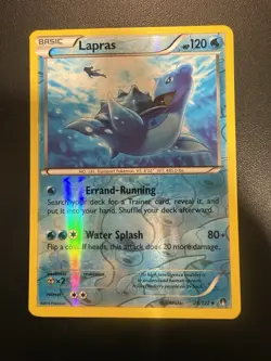 Pokemon TCG Lapras BREAKPoint 28/122 Reverse Holo Uncommon - Image 1