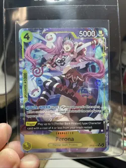 One Piece TCG Card Perona Alt Art OP14-111 R THE AZURE SEA'S SEVEN English NM! - Image 2