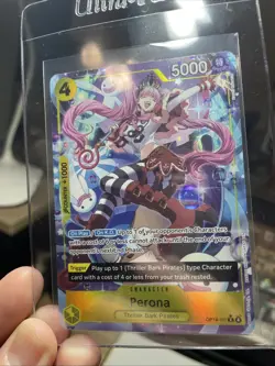 One Piece TCG Card Perona Alt Art OP14-111 R THE AZURE SEA'S SEVEN English NM! - Image 3