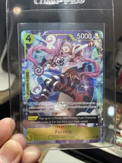 One Piece TCG Card Perona Alt Art OP14-111 R THE AZURE SEA'S SEVEN English NM! - Image 4