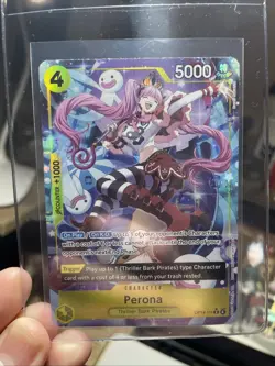 One Piece TCG Card Perona Alt Art OP14-111 R THE AZURE SEA'S SEVEN English NM! - Image 5