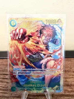 One Piece Carrying On His Will Monkey .D. Luffy OP13-118 SEC English - Image 2