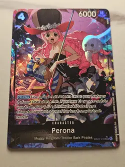 Perona (Alt Art) EB03-045 SR ONE PIECE Heroines Edition Near Mint - Image 1