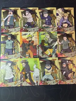 Naruto Shippuden Naruto Character Collectible TCG 12 x Premium Thick Cards #2 - Image 1