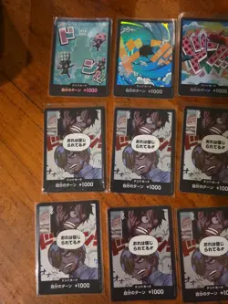 132x Japanese One Piece TCG Holo and Regular Don!! Mixed card lot - Image 2