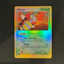 Pokemon Card - Volbeat Sandstorm 53/100 Uncommon Reverse Holo - Image 1